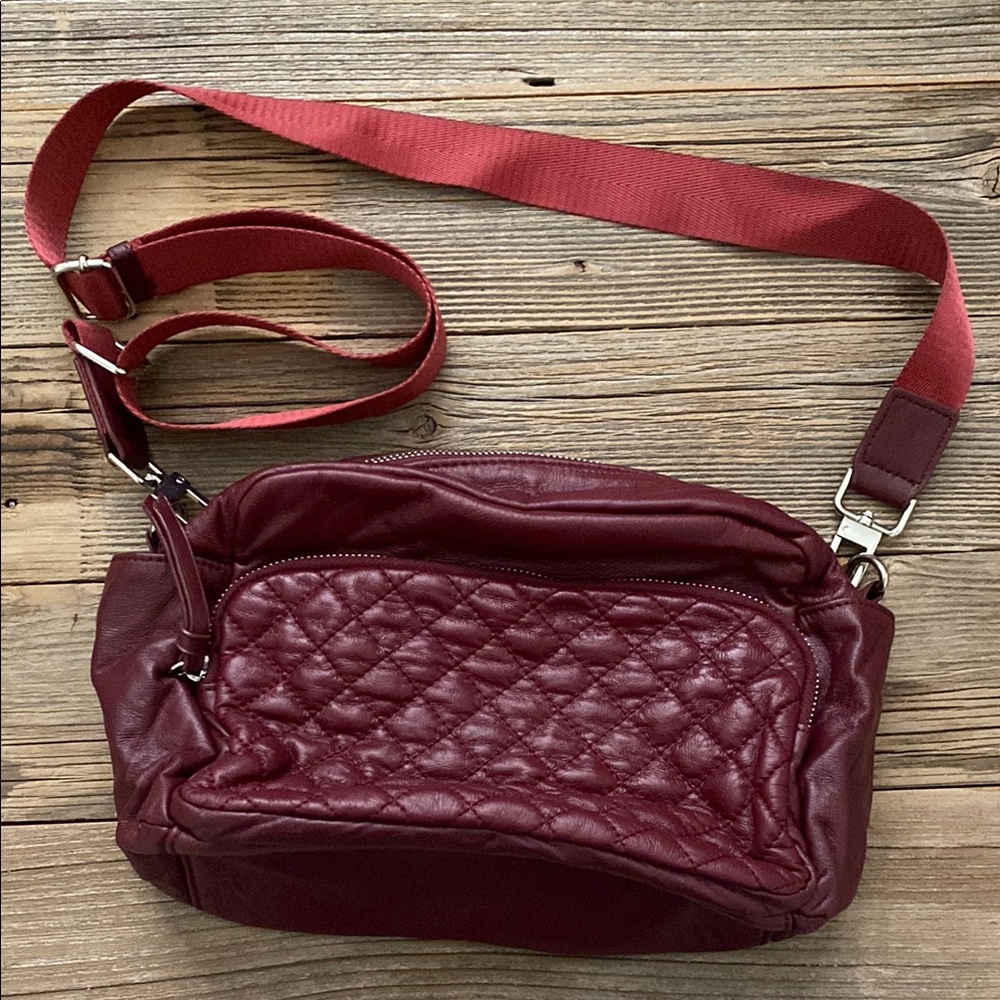 Elegant Burgundy Crossbody Bag